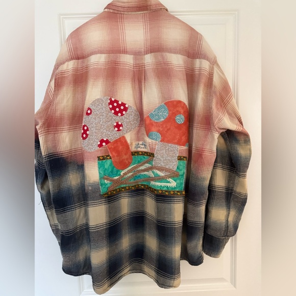 Other - Up cycled flannel shirt